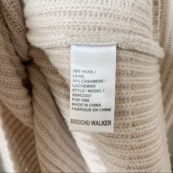 Brochu Walker Oat Cinched Sleeve Knit Sweater - Picture 11 of 11